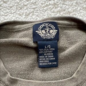 Dockers Men's Tan Crewneck Sweater